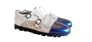Charol Azul Navy - Diamond Gris - Basic Blanco
